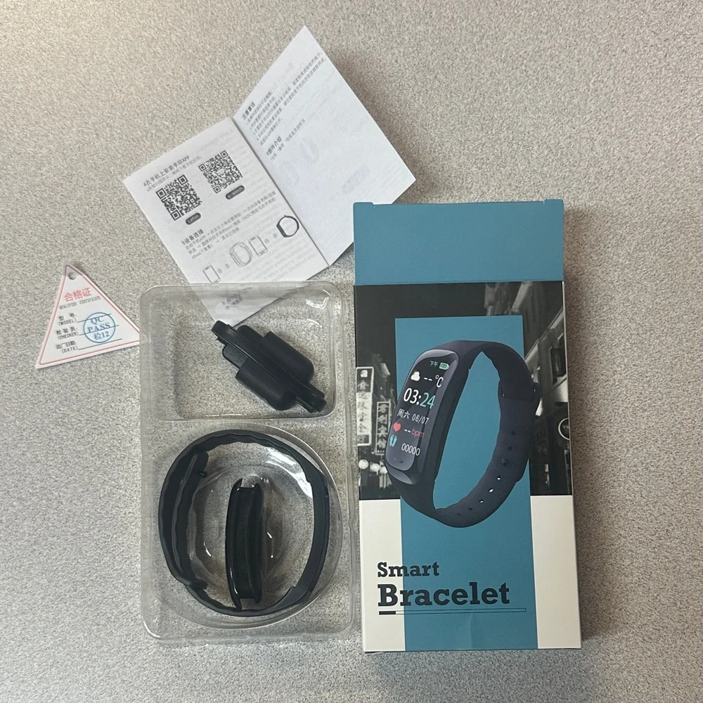 Advanced Black Smart Bracelet